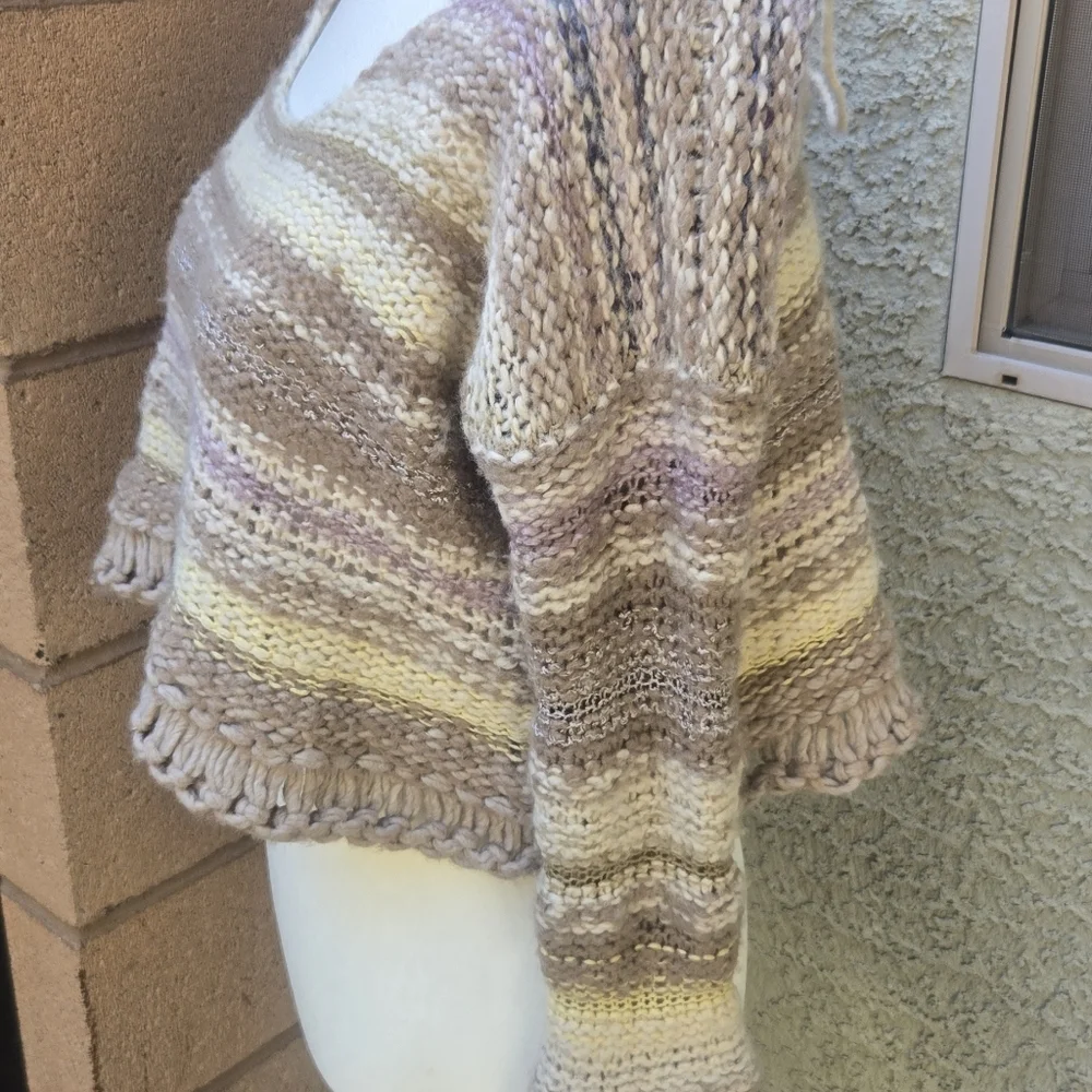 Free People Wool Blend Knit Sweater